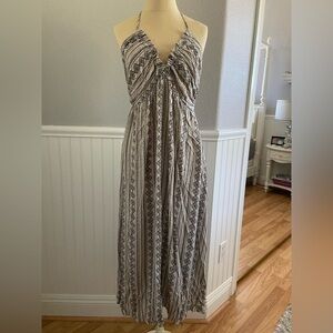 Boho Halter Patterned Dress